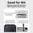 UGREEN CM841-65487 11-in-1 USB-C Hub for Mac Mini M4  /  M4 Pro M.2 NVMe SSD Enclosure Docking Station - 6