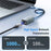LEMORELE TC48 USB-C to Ethernet Adapter Gigabit RJ45 Network Converter for Laptop Tablet Phone - Silver Grey - 4