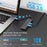 LEMORELE TC23L 6 in 1 USB-C Hub 4K HD 3x USB3.0 Docking Station SD / TF Card Reader - Black - 5