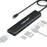 LEMORELE TC90 7 in 1 USB-C Hub PD 100W Fast Charging 4K HD 3x USB 3.0 Dock SD TF Card Reader - Black - 1