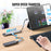 LEMORELE TC19L 8 in 1 USB-C Hub PD 65W Charging 4K HD Gigabit Ethernet Expansion Dock SD / TF Card Reader - Silver Grey - 6