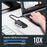 LEMORELE TC92 9 in 1 USB-C Hub PD 100W Fast Charging 4K HD USB 3.0 Docking Station SD / TF Card Reader - Black - 4