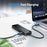 LEMORELE TC92 9 in 1 USB-C Hub PD 100W Fast Charging 4K HD USB 3.0 Docking Station SD / TF Card Reader - Black - 7