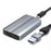 LEMORELE AC06 HD Video Capture Card 4K 30Hz HD Loop Out Gaming Streaming Recording Adapter for Camera Conference - Grey  /  Silver - 1