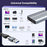 LEMORELE AC06 HD Video Capture Card 4K 30Hz HD Loop Out Gaming Streaming Recording Adapter for Camera Conference - Grey  /  Silver - 6