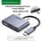 UGREEN 50505 4 in 1 Hub USB-C to 4K / 30Hz HD VGA USB 3.0 PD 100W Fast Charging Adapter - 2