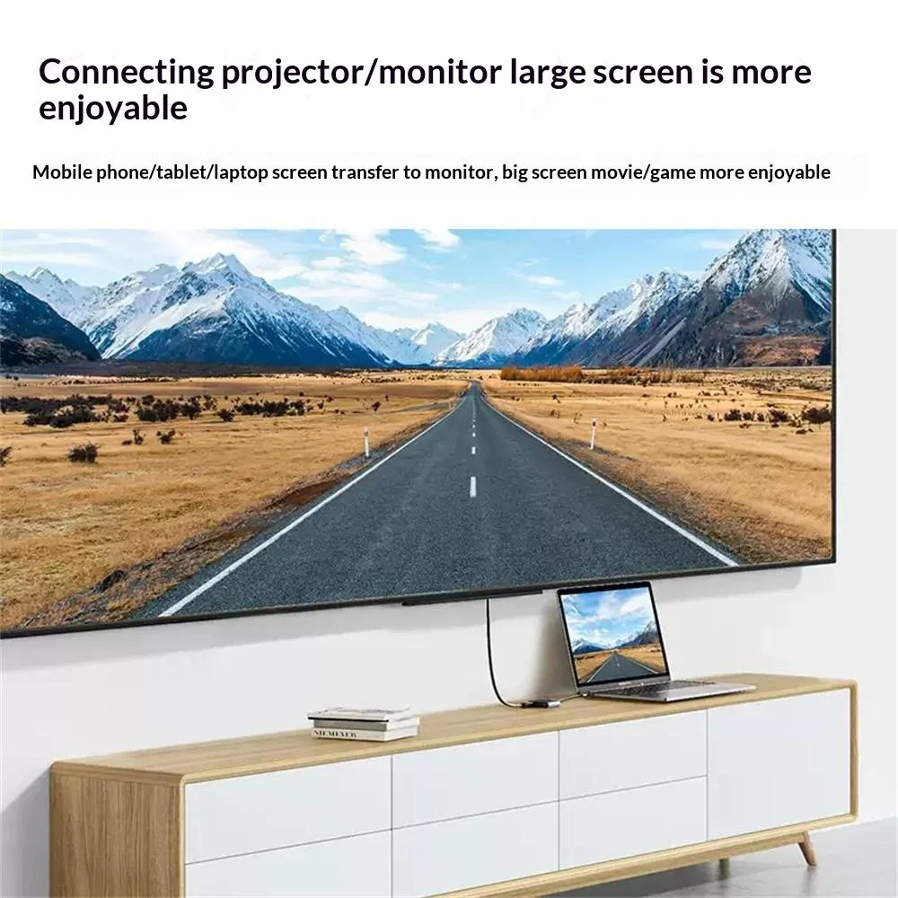 UGREEN 50505 4 in 1 Hub USB-C to 4K / 30Hz HD VGA USB 3.0 PD 100W Fast Charging Adapter - 7