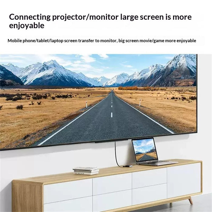 UGREEN 50505 4 in 1 Hub USB-C to 4K / 30Hz HD VGA USB 3.0 PD 100W Fast Charging Adapter - 7