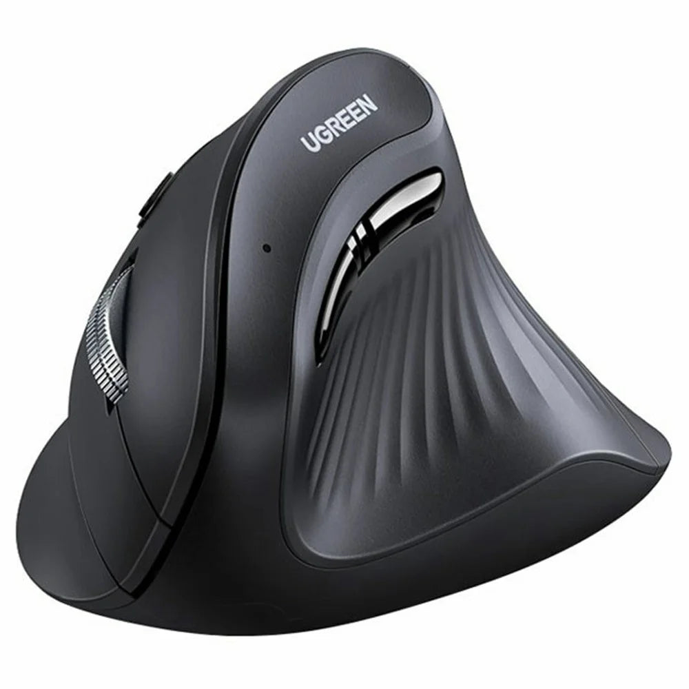 UGREEN MU008 45388 Vertical Ergonomic Mouse Bluetooth-compatible / 2.4G Dual Mode 4000DPI Wireless Mouse - Black - 1