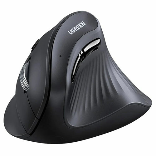 UGREEN MU008 45388 Vertical Ergonomic Mouse Bluetooth-compatible / 2.4G Dual Mode 4000DPI Wireless Mouse - Black - 1
