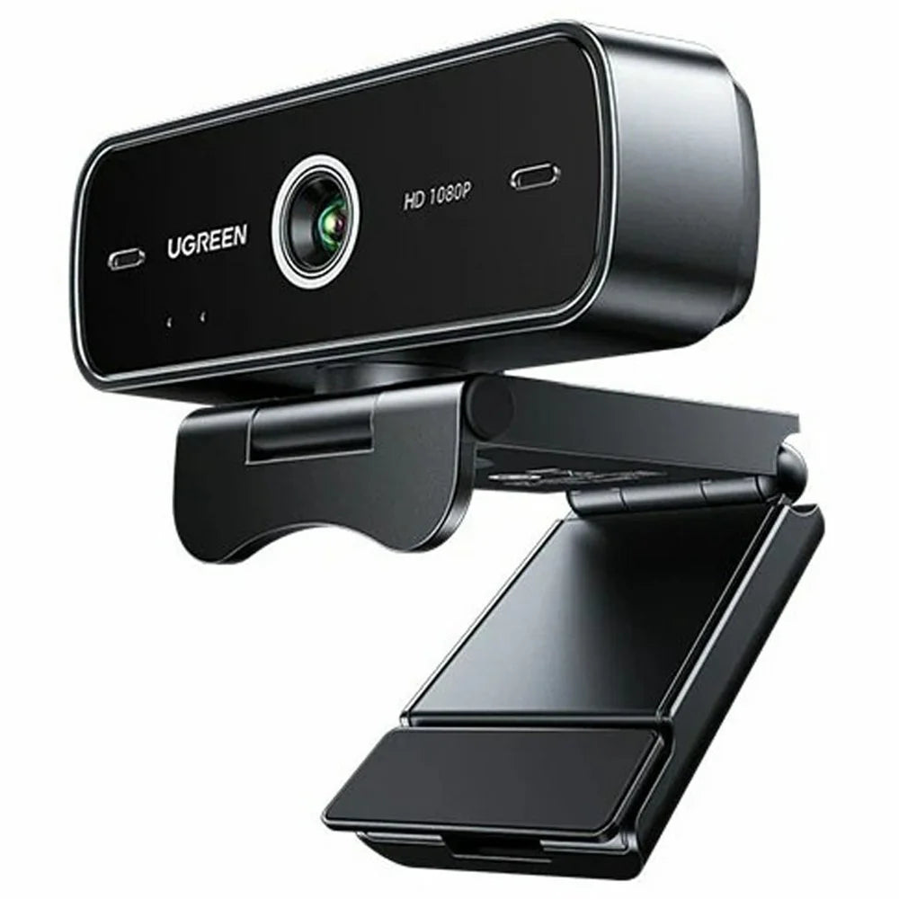 UGREEN CM925-75587 USB Webcam 1080P HD Camera Built-in Dual Microphone for Video Conference - Black - 1