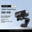 UGREEN CM925-75587 USB Webcam 1080P HD Camera Built-in Dual Microphone for Video Conference - Black - 2