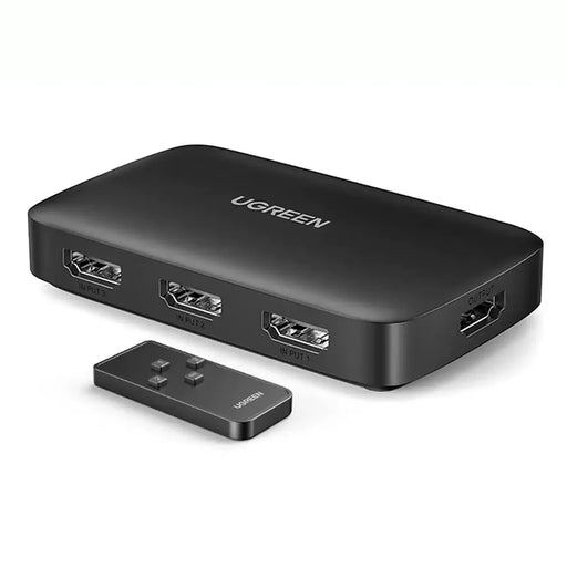 UGREEN CM332-80125 3 Input 1 Output HD Switch 4K 30Hz Remote Control Splitter Switcher for Gaming Console TV PC - 1