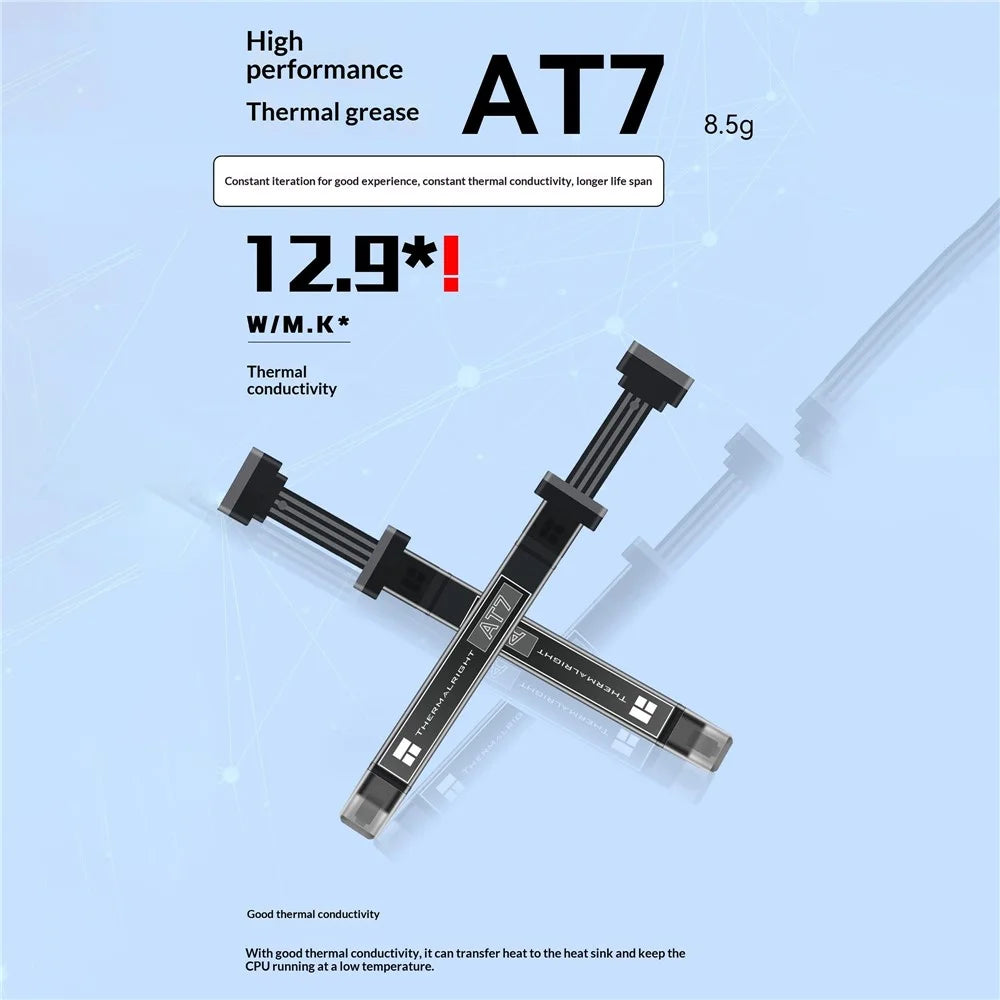 THERMALRIGHT AT7 8.5g Thermal Paste CPU Cooler Compound for CPU GPU - Grey - 2