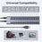 ACASIS HS-716 16-Port USB 3.2 Hub 10Gbps Data Transfer Aluminum Alloy Splitter with 96W Power Adapter for PC Laptop - US Plug - 5