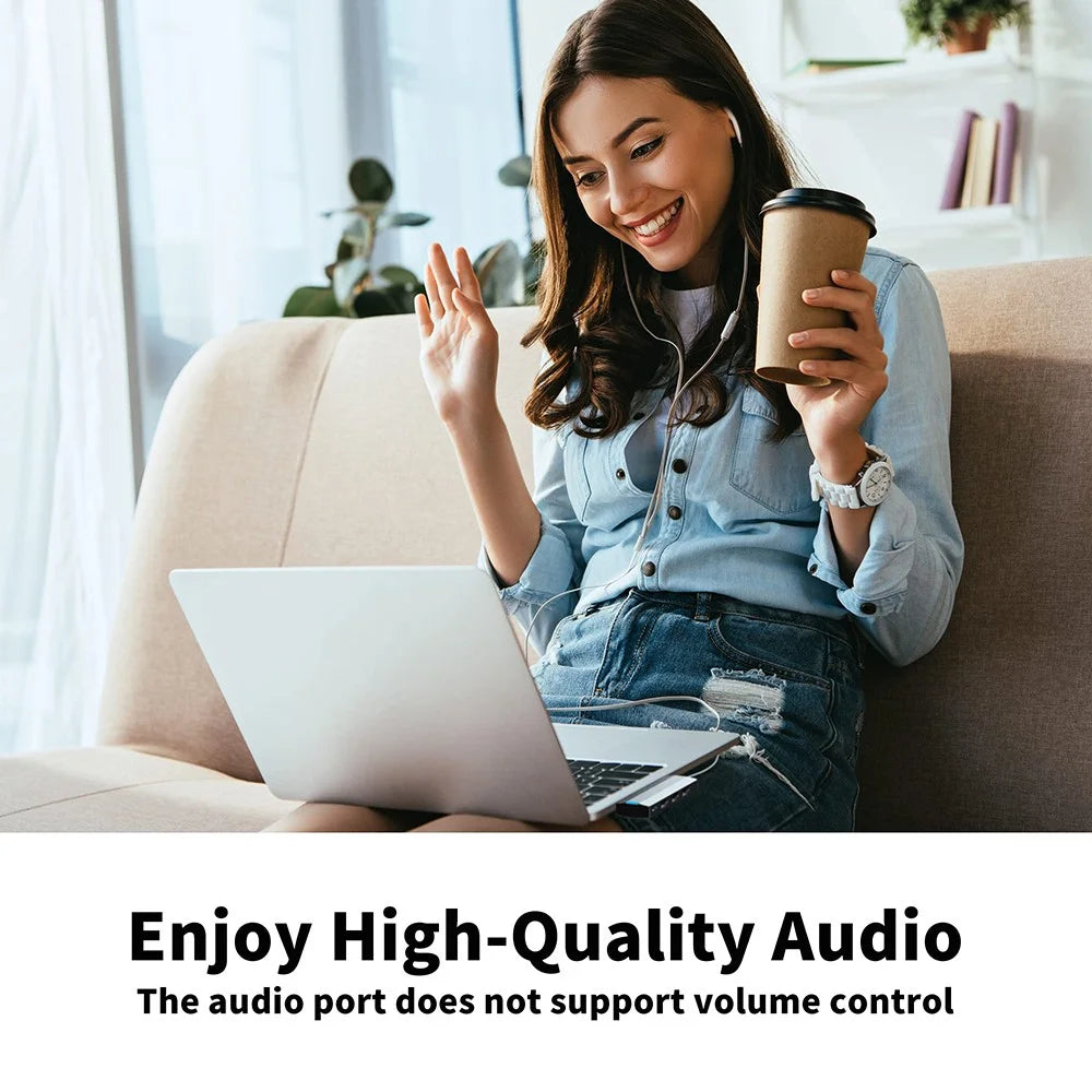 ACASIS 5 in 1 USB Hub for MacBook Pro / Air PD 100W Thunderbolt 3 USB-C 3x USB-A 10Gbps 5K Video Docking Station - 4