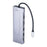 2529 9 in 1 USB 3.2 Hub M.2 NVMe SSD Enclosure Type-C Docking Station Ethernet HD 4K 60Hz PD 100W - Grey - 2