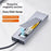 2529 9 in 1 USB 3.2 Hub M.2 NVMe SSD Enclosure Type-C Docking Station Ethernet HD 4K 60Hz PD 100W - Grey - 6