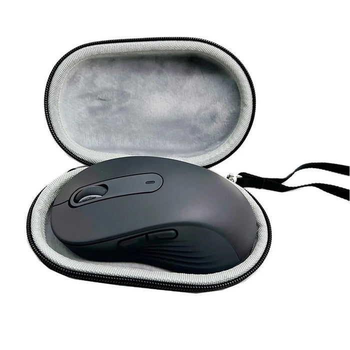 For Logitech M650L Wireless Mouse Storage Bag Portable Zipper Protection Carrying Case - 3