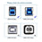 U3-007-0.5M Dual Thumbscrews USB 3.0 Back Panel Mount B Male to Female B Type Extension Cable 0.5m - 5