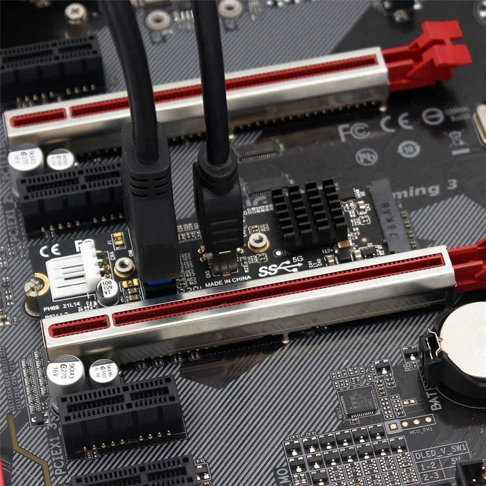 EP-018 NVME NGFF M-Key Express Card to Type-E USB 3.1 Front Panel and USB 3.0 20Pin Socket VL805 Adapter for Motherboard - 6