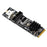 EP-018 NVME NGFF M-Key Express Card to Type-E USB 3.1 Front Panel and USB 3.0 20Pin Socket VL805 Adapter for Motherboard - 7