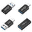 UC-070 4Pcs/Set Portable USB-C to USB-A Converter 10Gbps Data Transfer OTG Adapter - 1