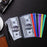 A6 Size Binder Pockets PVC Pouch Loose Leaf Document Filing Bags Multicolor Zipper Cash Envelopes Replacements for 6-Ring Notebook Binder - 2