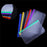 A6 Size Binder Pockets PVC Pouch Loose Leaf Document Filing Bags Multicolor Zipper Cash Envelopes Replacements for 6-Ring Notebook Binder - 4