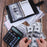 A6 Budget Binder PU Leather Budgeting Planner Organizer Book Cover with Zipper Envelopes for Budgeting, Expense Budget Sheets, Sticky Labels - Black - 4