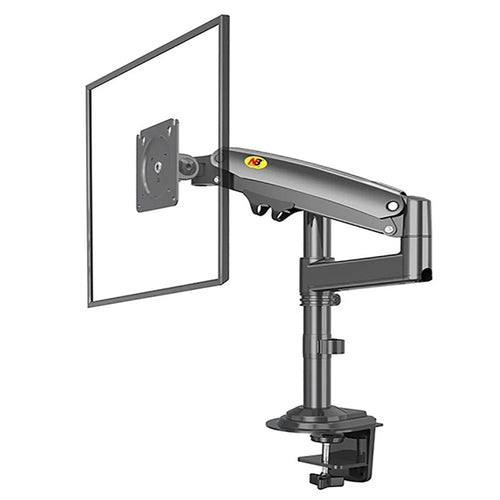 NORTH BAYOU H100 Desk Clip-on Monitor Support Arm Adjustable 22-35 inch Computer Monitor Holder Bracket - 1