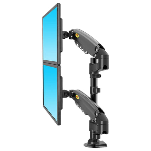 NORTH BAYOU H180 22-32 inch Dual Screen Computer Monitor Adjustable Holder Desktop Support Arm Bracket - 1