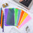 A6 PU Leather Notebook Cover Shell Binder Budget Planner Organizer 12 Storage Pockets Multi-color Refillable 6 Rings Binder Cover Loose Leaf Pouch - 4