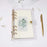 A6 PVC Binder Cover Gold 6-Ring Binders Glitter Powder Bill Card Money Organizer Loose Leaf Notebook Shell - 2
