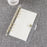 A6 PVC Binder Cover Gold 6-Ring Binders Glitter Powder Bill Card Money Organizer Loose Leaf Notebook Shell - 3