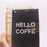 A6 PVC Binder Cover Gold 6-Ring Binders Glitter Powder Bill Card Money Organizer Loose Leaf Notebook Shell - 6