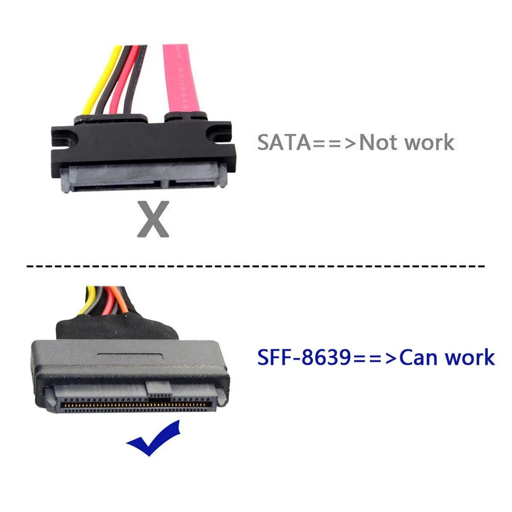 OD-SA-203-BK PCIe 3.0 x4 Lane to U.2 U2 Kit SFF-8639 Host Adapter for Intel Motherboard/750 NVMe PCIe SSD - 3