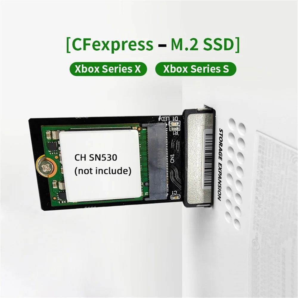 SA-046 For XBOX Series X/S CH SN530 SSD PCIe4.0 Expansion Memory Card CF-Express Type-B to M.2 NVMe 2230 M-Key Adapter - 5