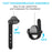 MFTDE 3Pcs for HTC Vive Pro/Oculus Rift/Oculus Quest Link/Oculus Quest 2 Retractable Ceiling Pulley VR Cable Management System - Black - 5