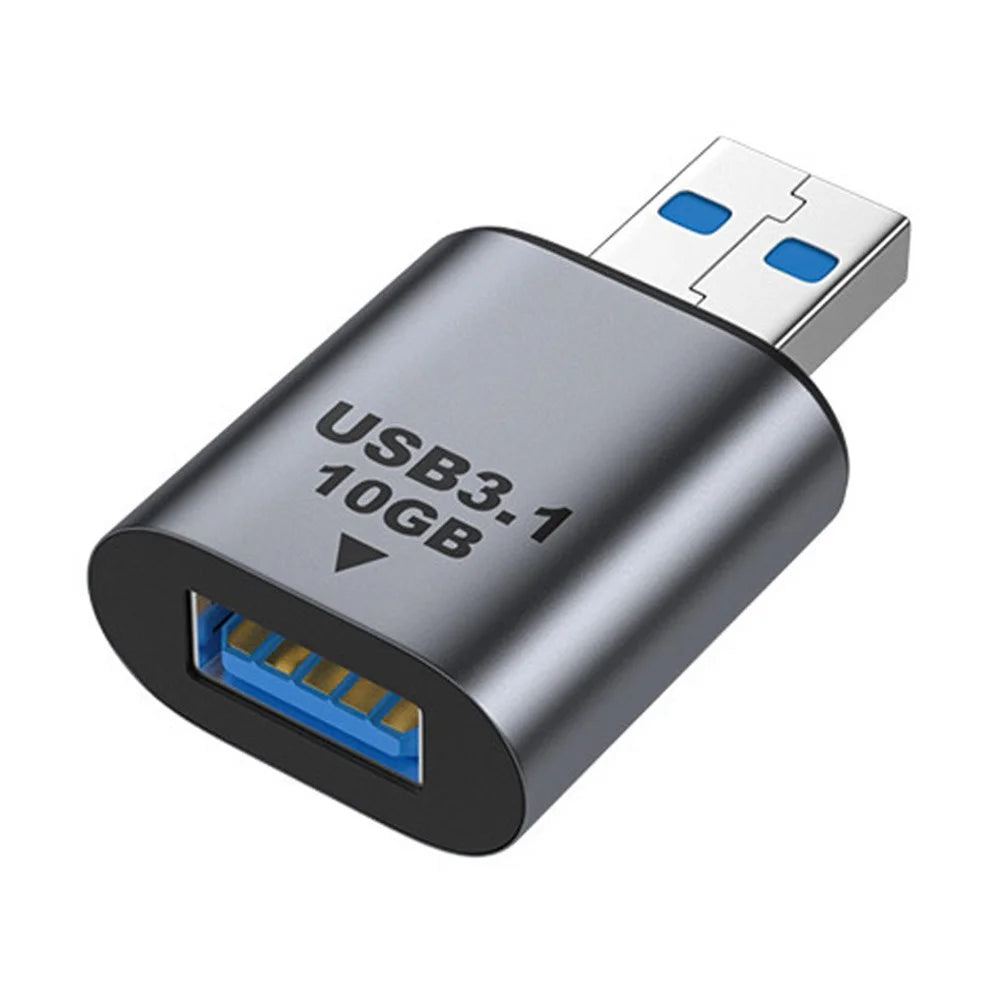 UC-082-AMAF USB 3.0 A Male to A Female Converter 10Gbps Fast Data Transmission Metal Shell Adapter Plug - 6