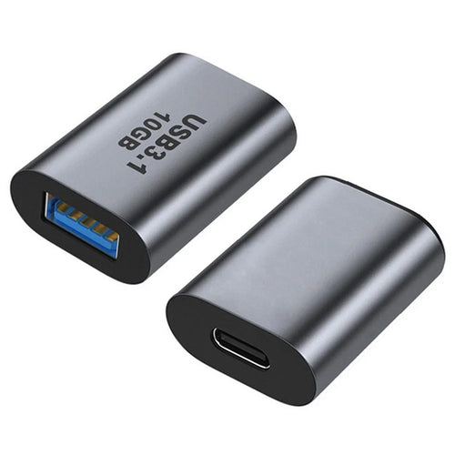 UC-082-AFCF Type C Female to USB 3.0 A Female Data Adapter 10Gbps Data Power for Laptop Tablet Phone - 1