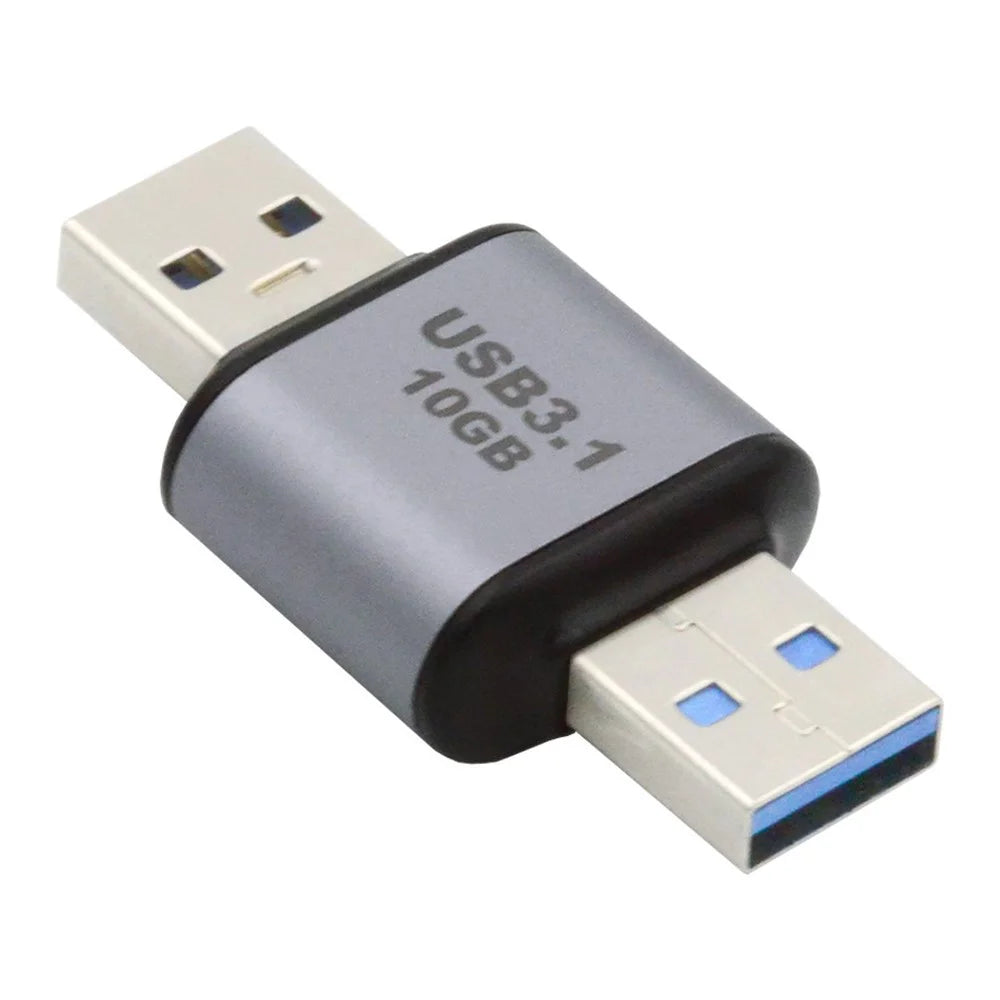 UC-082-AMAM USB 3.0 Male to Male Type A to Type A Data Transfer Adapter 10Gbps for Laptop Desktop Computer - 6