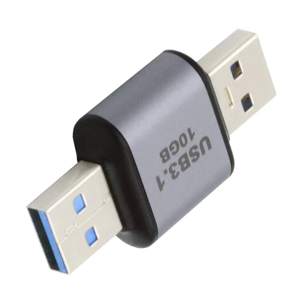 UC-082-AMAM USB 3.0 Male to Male Type A to Type A Data Transfer Adapter 10Gbps for Laptop Desktop Computer - 7