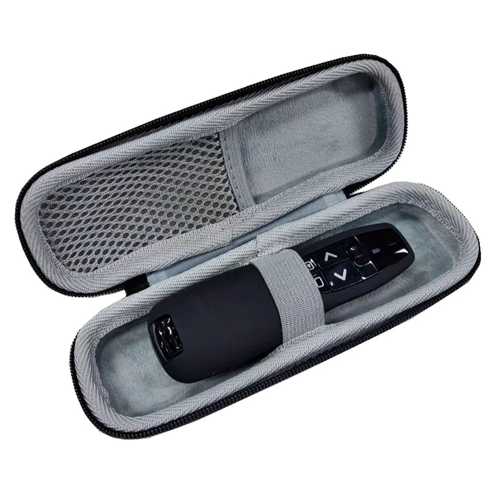 For Logitech R400 / R500 / R800 Wireless Remote Control Portable Storage Case Protective Bag - Black - 3