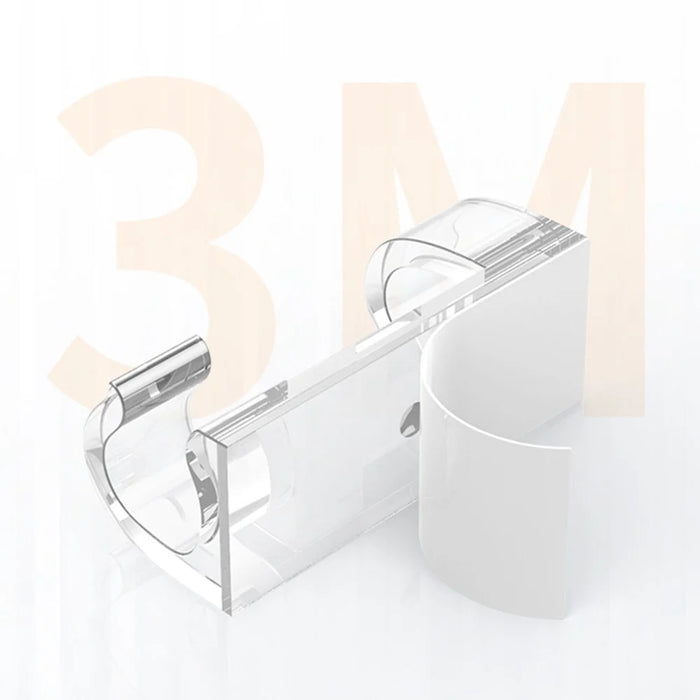 CABLECREATION CT1003 50Pcs Small Size Punch-free Wire Fixing Clip Network Cable Clamp Self-adhesive Desktop Wall Mount Organizer - 6