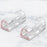 CABLECREATION CT1003 50Pcs Small Size Punch-free Wire Fixing Clip Network Cable Clamp Self-adhesive Desktop Wall Mount Organizer - 7