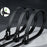 DZ325 50Pcs 150*7.5mm Self-Locking Nylon Cable Tie Fixing Ring Industrial Cable Tie Set - White - 2