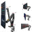 NORTH BAYOU G32 22-32 Inch Dual LCD LED Full Motion Monitor Mount with Gas Spring Arm - 4