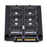 SA-031 Dual NGFF B+M Key M.2 SSD Card JBOD Raid0 Span Bridge to 2.5inch SATA Combo HDD Disk Drive Enclosure - 5