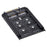 SA-031 Dual NGFF B+M Key M.2 SSD Card JBOD Raid0 Span Bridge to 2.5inch SATA Combo HDD Disk Drive Enclosure - 6
